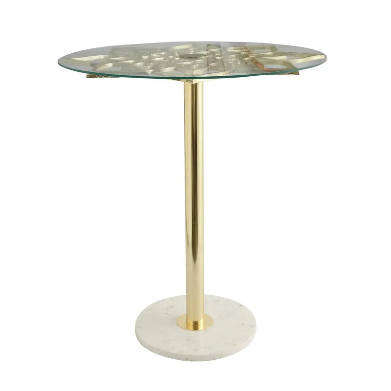 Eden's Flower Side Table - Gold media 4
