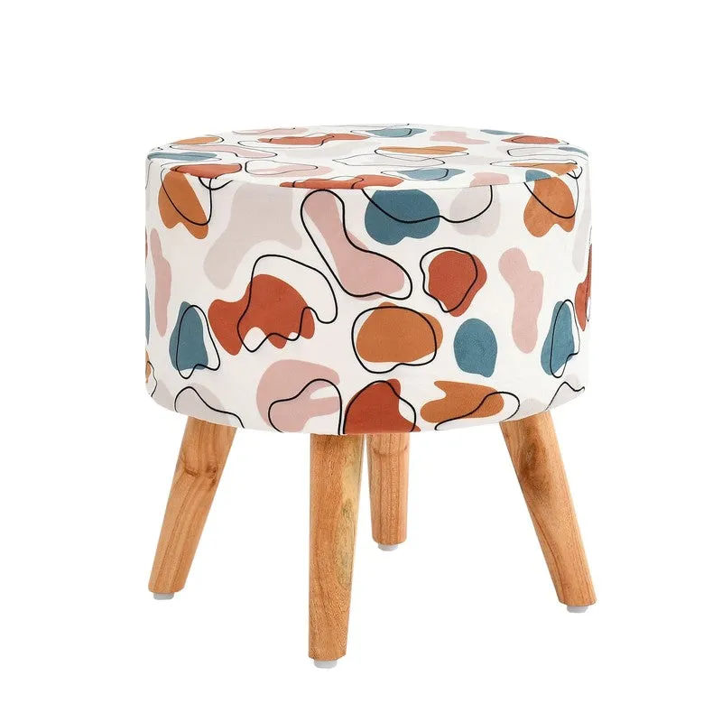 Drift Abstract Ottoman - Multicolor media 3