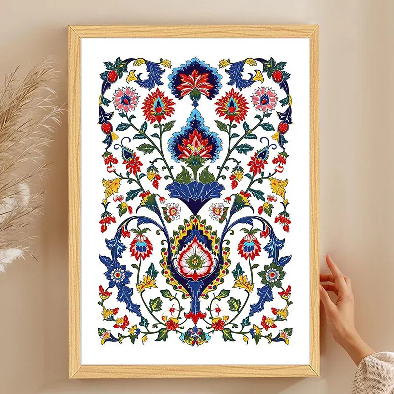 Ottoman Blooms I Wall Art media 1