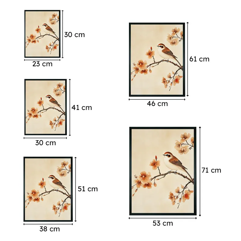 Birds Of Flower Wall Art With Resin Frame media 8