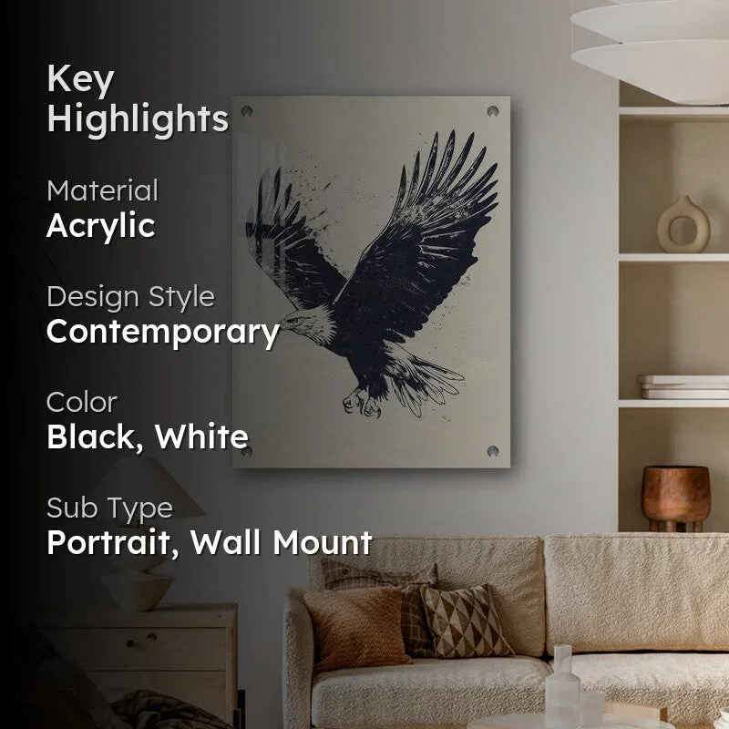Skybound Eagle Flight Acrylic Wall Art media 2