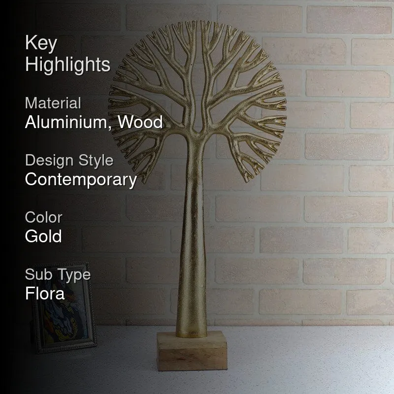 Masai Agna Tree Showpiece - Gold media 2