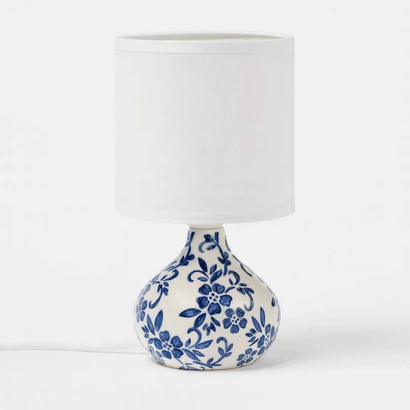 Imperialis Ceramic Table Lamp - White,Blue media 5