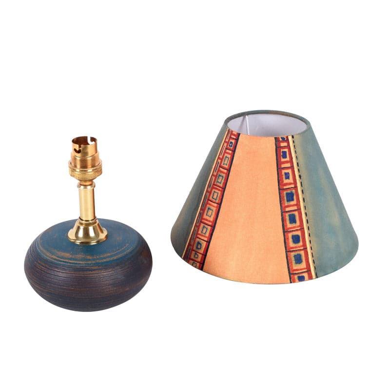 Donovan Wooden & Terracotta Table Lamp - Multicolor media 5