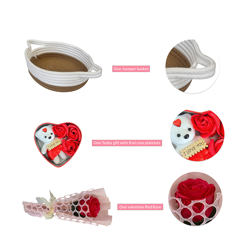 Rose & Reverie Valentine's Gift Box - Three Piece Set media 4