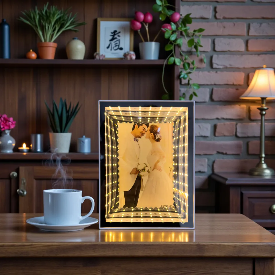 Cupid Hollow Glow Plastic Photo Frame media 6