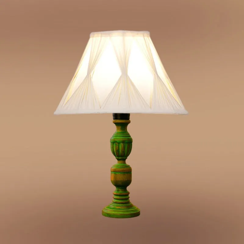 Arvello Vela Wooden Table Lamp - Ivory media 6