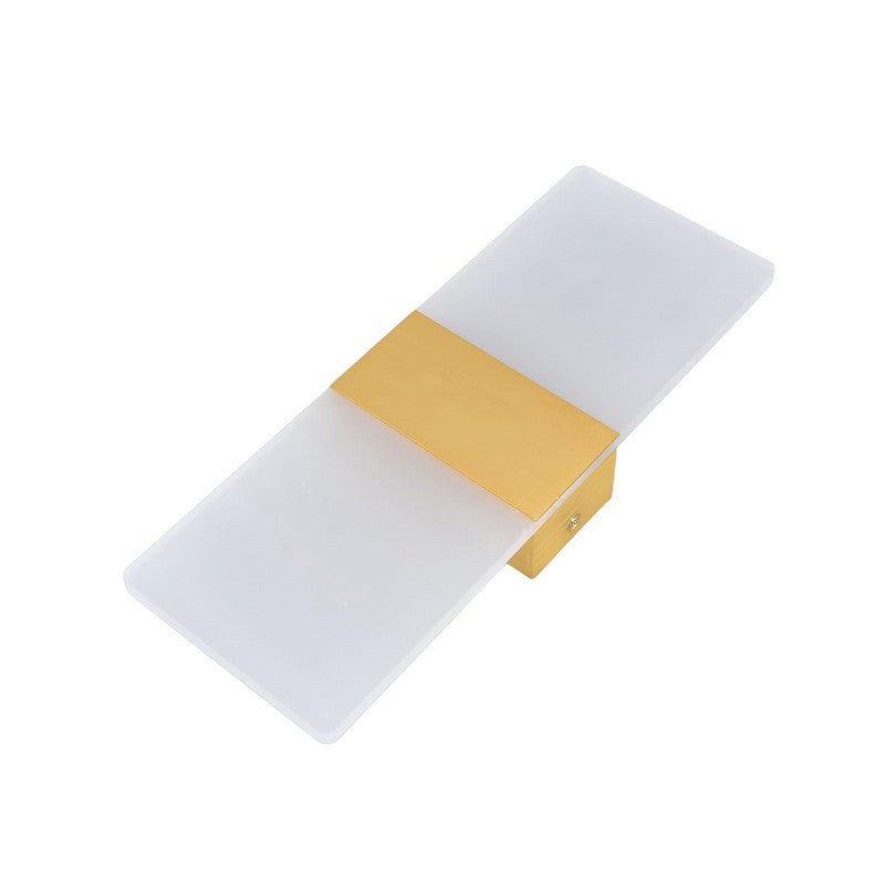 LumoFlex Multi-Mode Acrylic & Metal LED Wall Lamp - Gold media 6