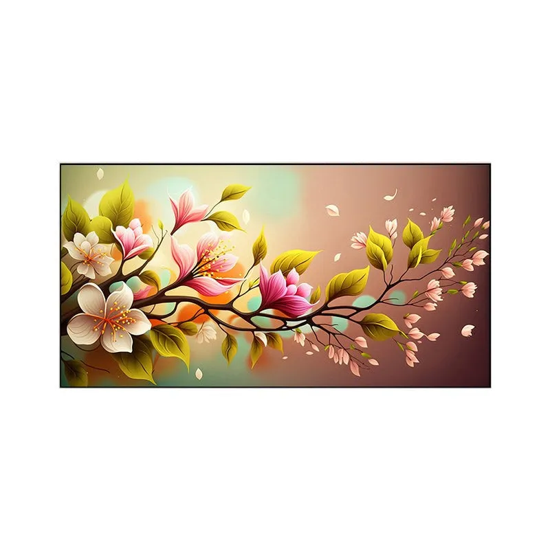 Ozias Wall Canvas Floral Painting media 3