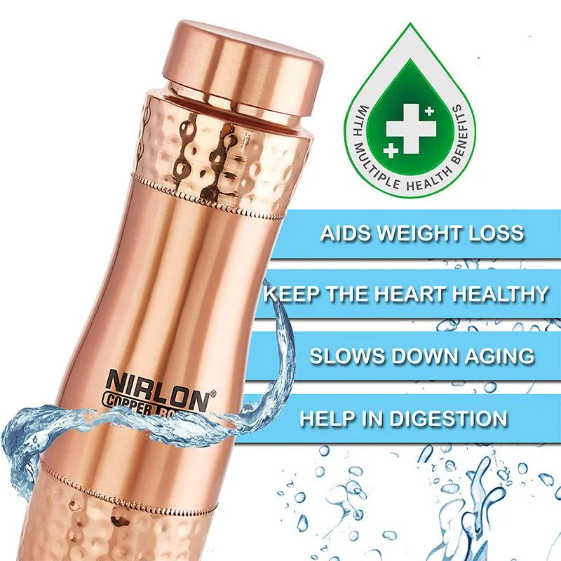 Sarmie Copper Water Bottle - 950 mL media 4