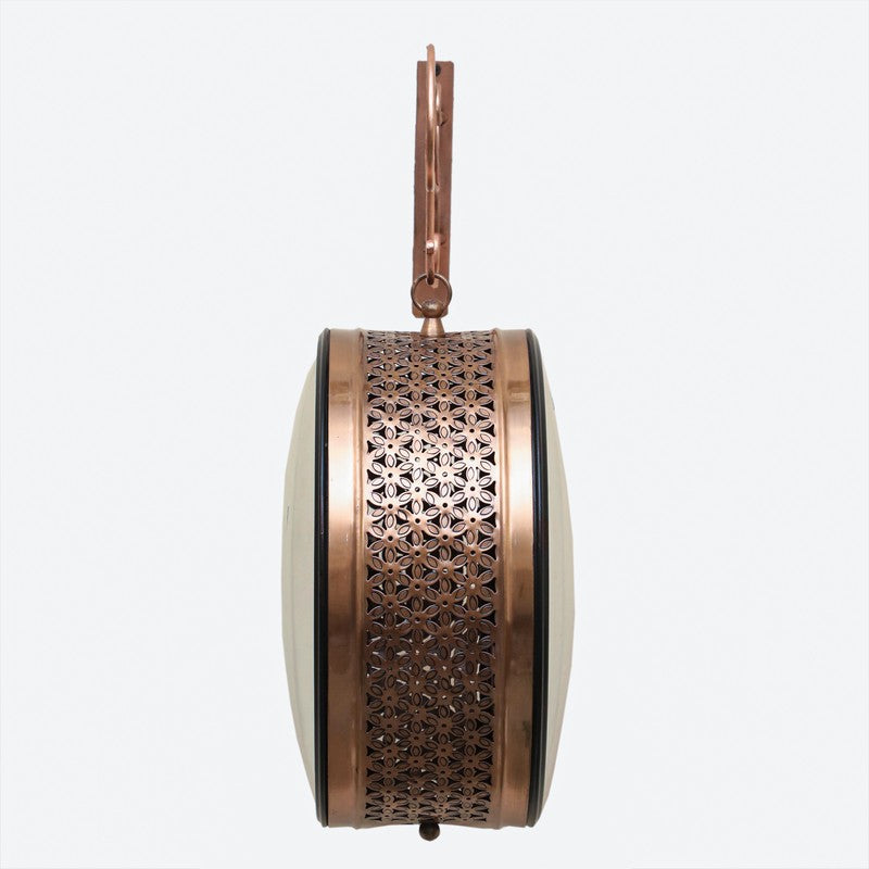 Platform Precision Double - Sided Vintage Wall Clock - Copper media 5