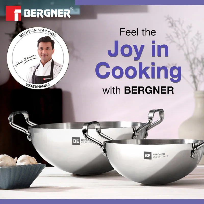 Bergner Stainless Steel Kadhai - 1000 mL media 3