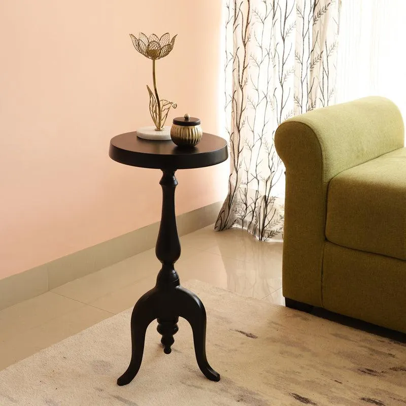 Misova Antique Accent Table - Black media 1