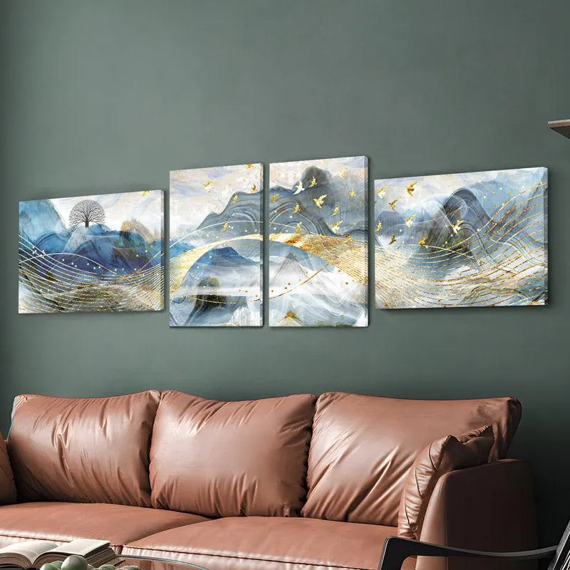 Celestial Peaks Wall Art - Set Of Four media 1