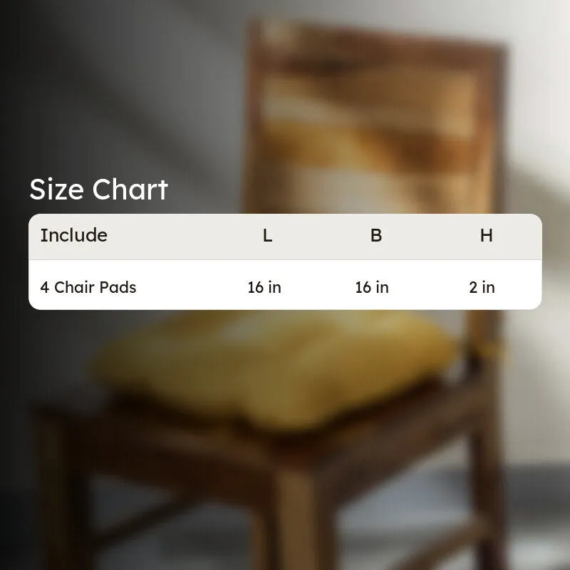 Sylvia Chair Pad (Mustard Yellow) - Set Of Four media 5
