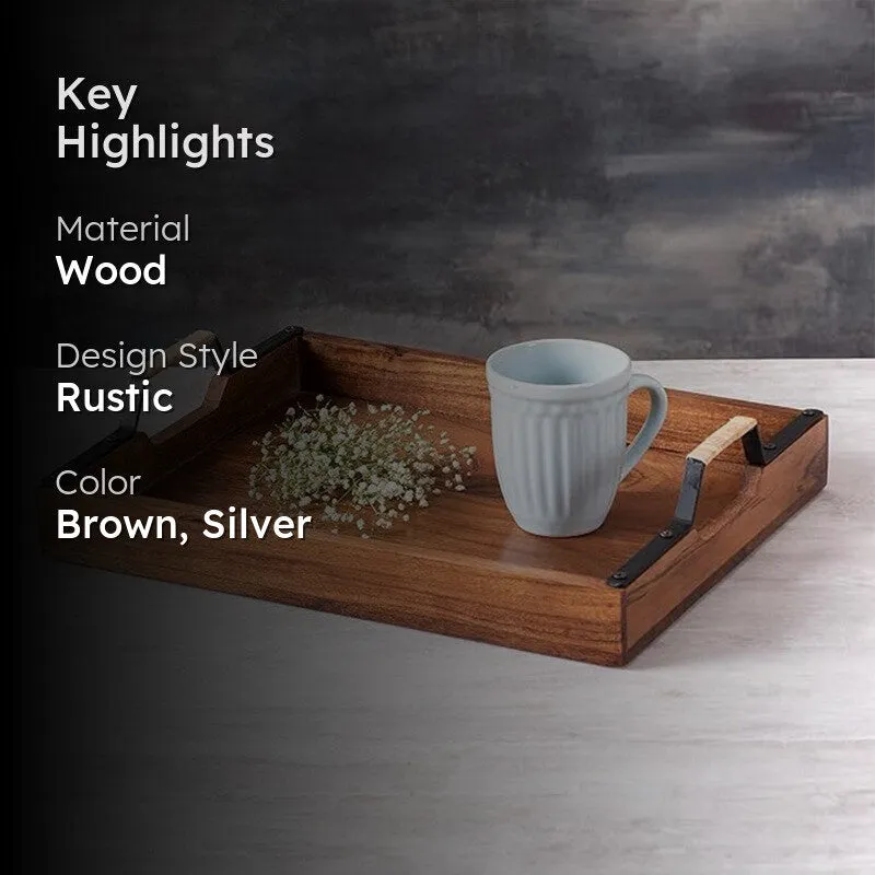Sandstone Serving Tray - Silver media 2