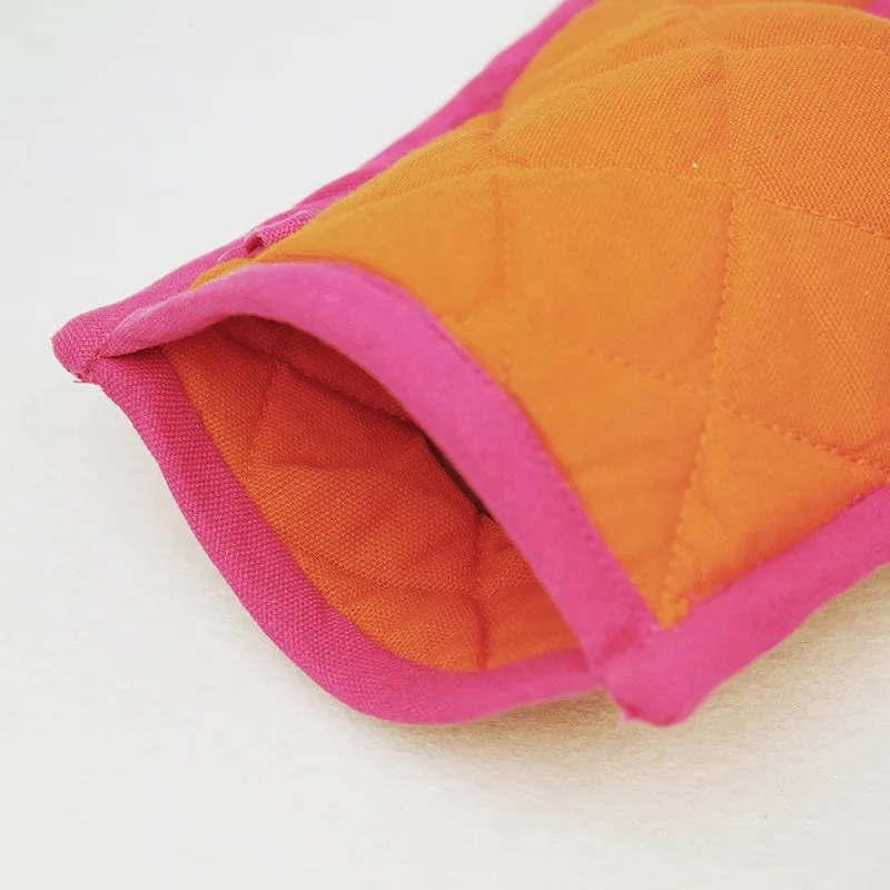 Swayam Teplo Kitchen Gloves (Orange & Pink) - Set Of Two media 6