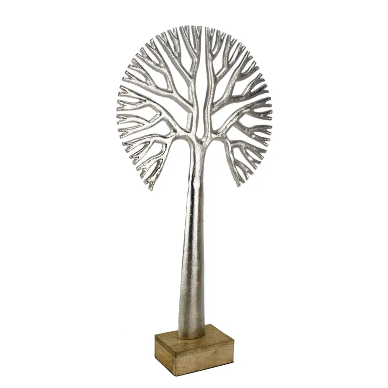 Masai Agna Tree Showpiece - Silver media 4