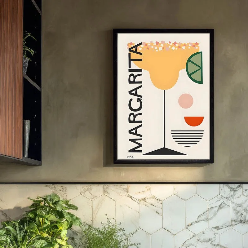 Marcarita Archival Canvas Wall Art - Black media 3