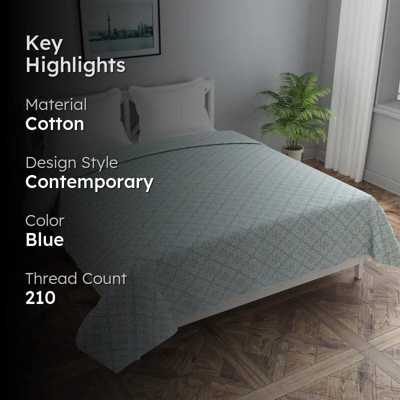 Gentle Facets Cotton Duvet Cover - 210 TC media 2