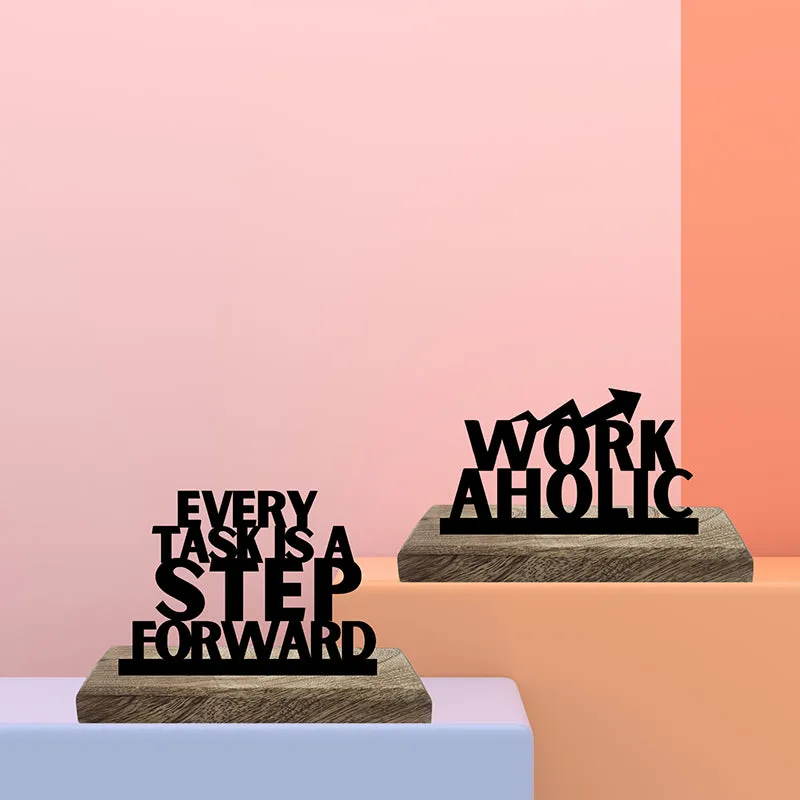 Workaholic Showpiece - Set Of Two media 1