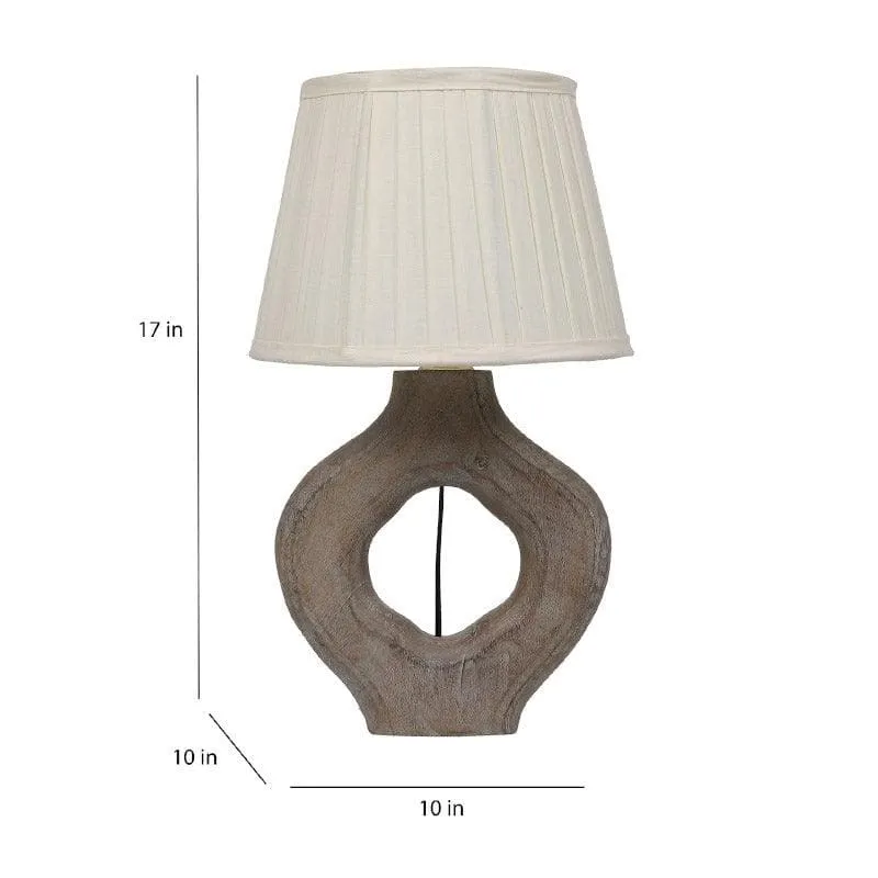 Vesara Kian Fabric Table Lamp - White media 5