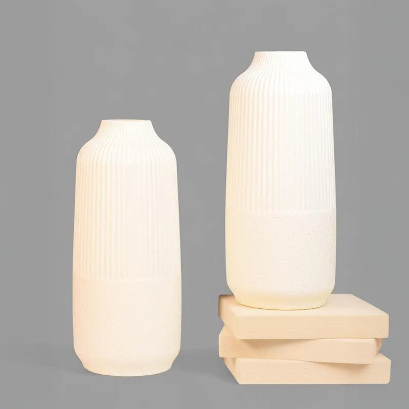 Ivory Column Vase - Set Of Two media 4