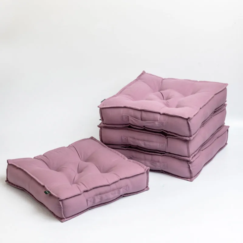 Tara Floor Cushion (Lilac Purple) - Set Of Four media 3