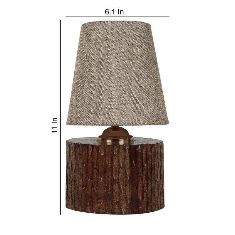 Bria Dori Fabric Table Lamp - Beige,Brown media 5
