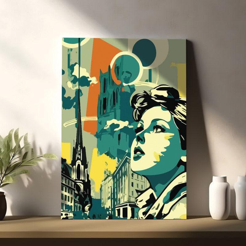 City Girl Canvas Wall Painting media 3