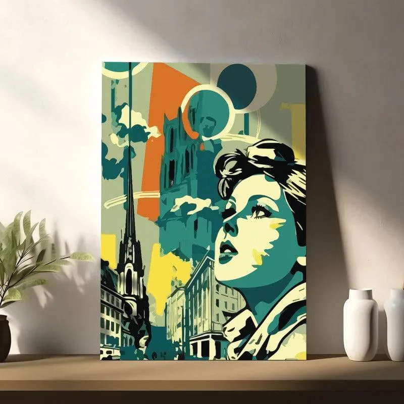City Girl Canvas Wall Painting media 3