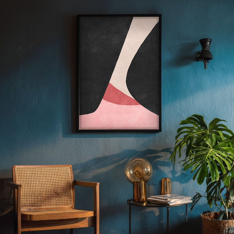 Blush In The Dark Framed Canvas Wall Painting media 4