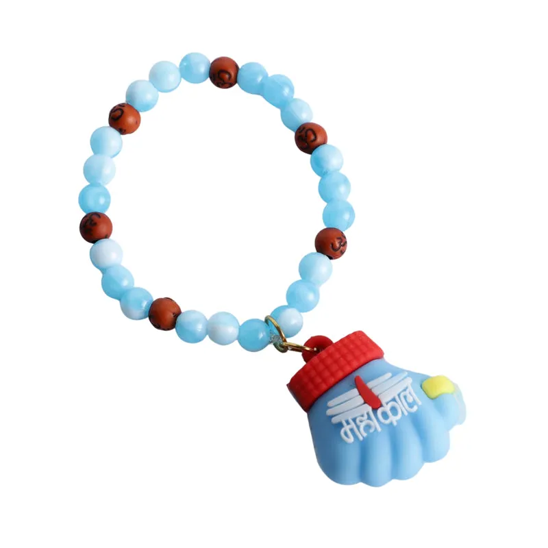 Mahakal Rakhi with Roli Chawal - Two Piece Set media 6