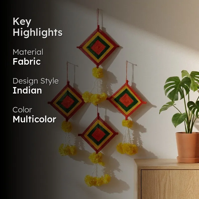 Mangalam Door Latkan - Set of Four media 2