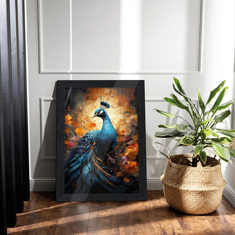 Cosmic Mayoora Wall Painting media 3