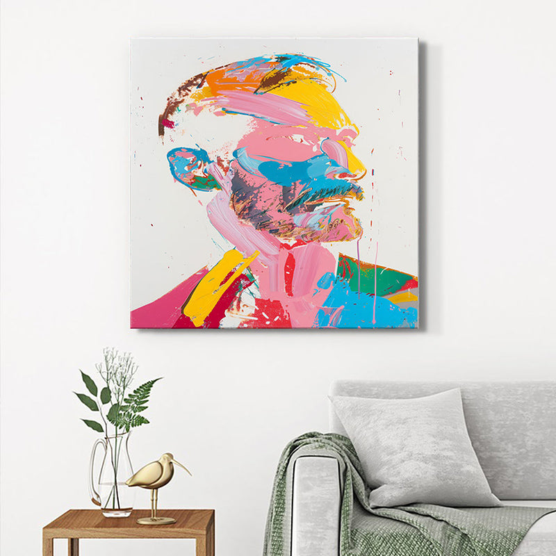 Vibrant Pop Man Wall Painting