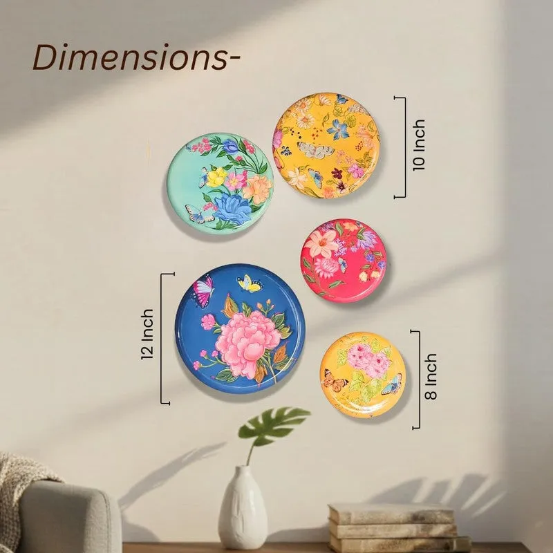 Pushpakala Charm Wall Plate - Set Of Five media 9