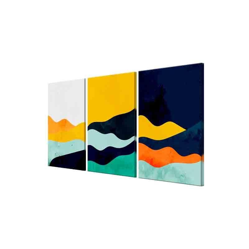 YOLO Poly Canvas Wall Art - Set of Three media 5