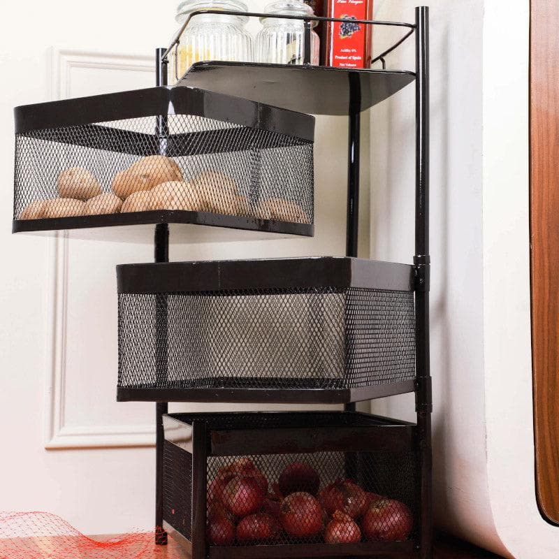 Three Tier Metal Vegetable Rack media 3