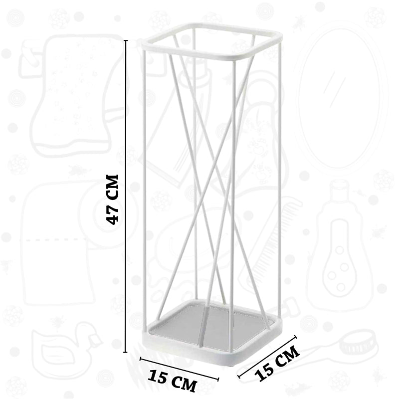 Urban Catch Metal Umbrella Stand - White media 6