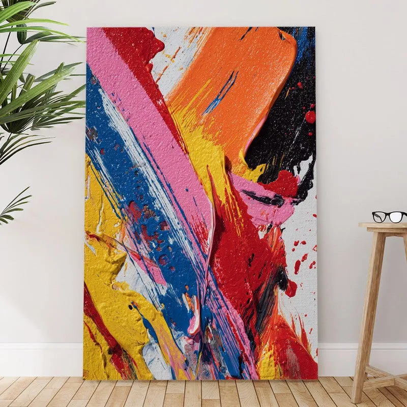 Urban Pulse Abstract Canvas Wall Art media 6