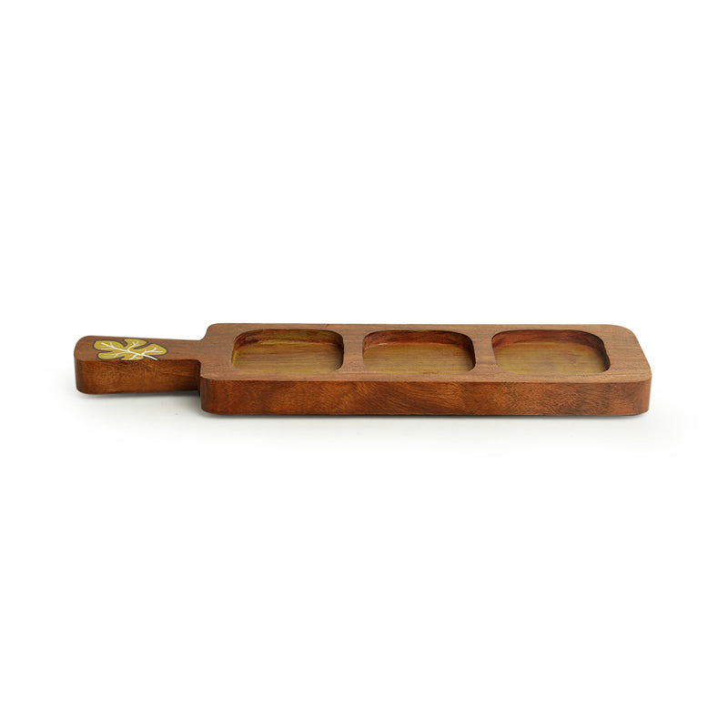Leafy Shade Handpainted Jar With Tray (220 ML) - Four Piece Set media 5