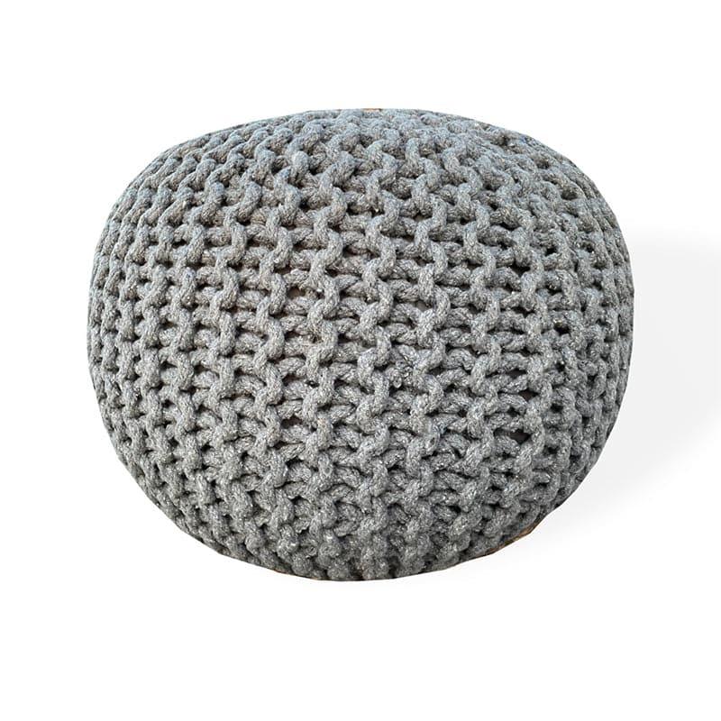 Cuna Cotton Pouffe - Grey image 3