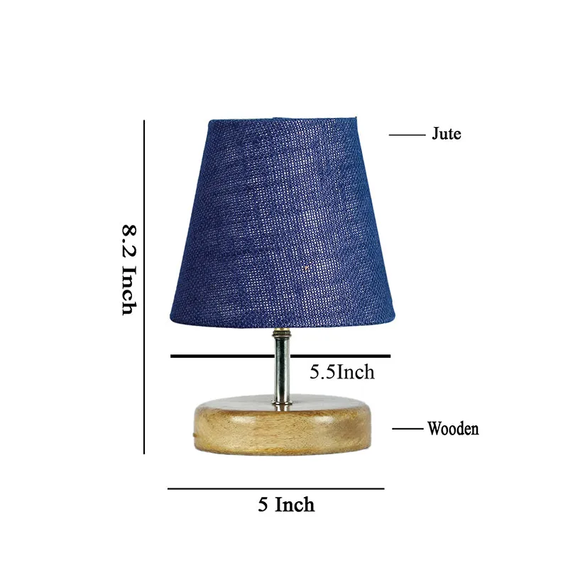 Petricho Jute Table Lamp - Blue,Brown media 5