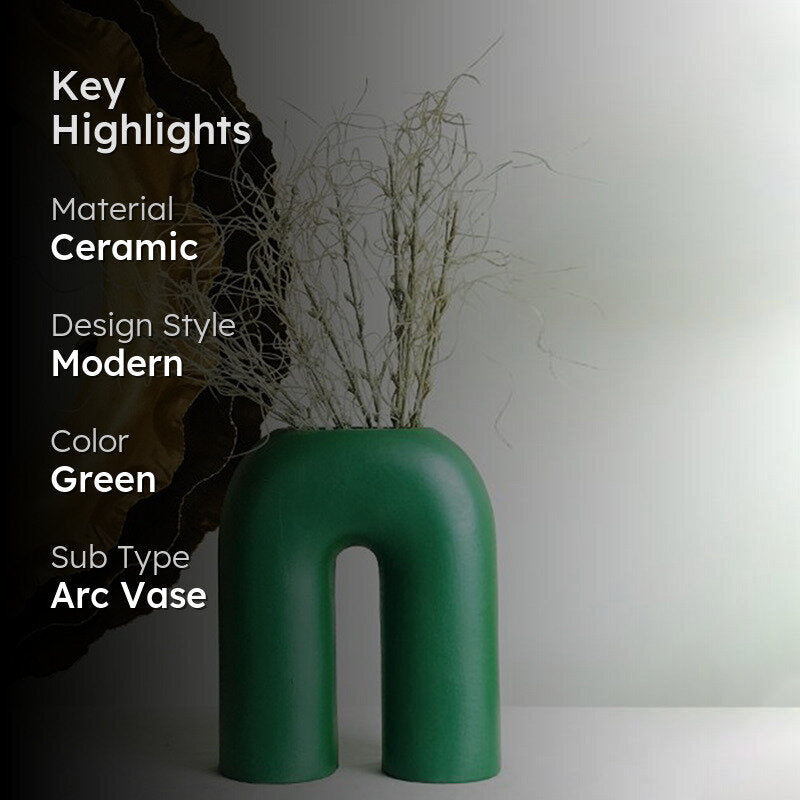 Ziska U Vase - Green media 2
