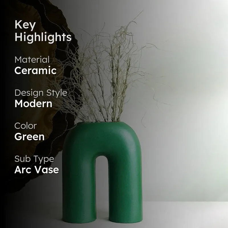 Ziska U Vase - Green media 2
