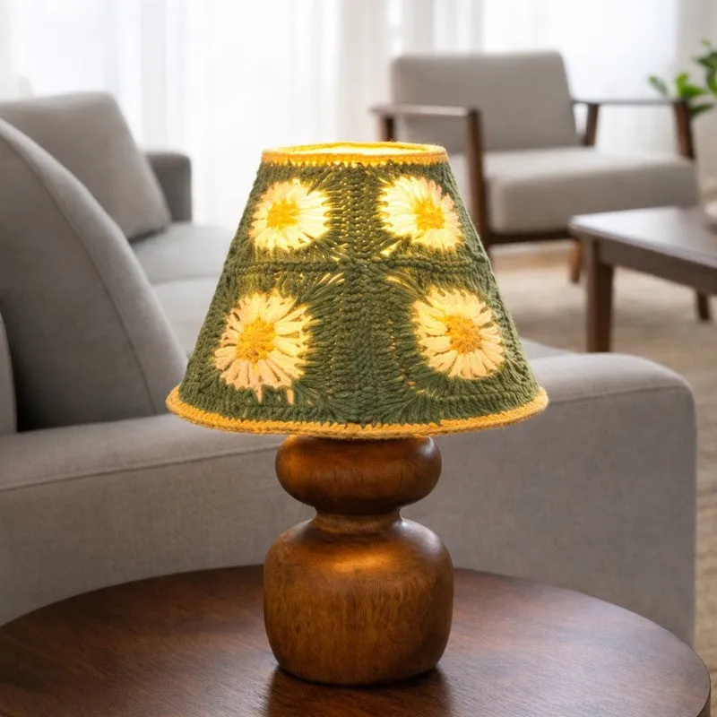 Astero Signature Wooden Table Lamp - Green media 3