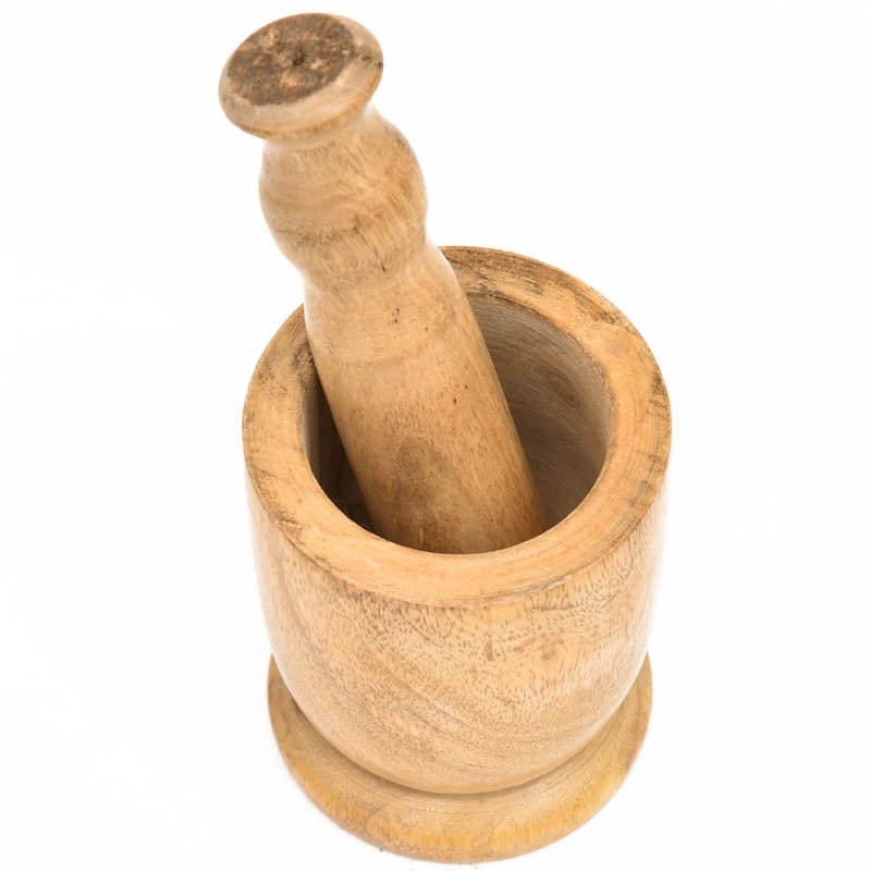 Caldera Wood Mortar & Pestle - Set Of Two media 3