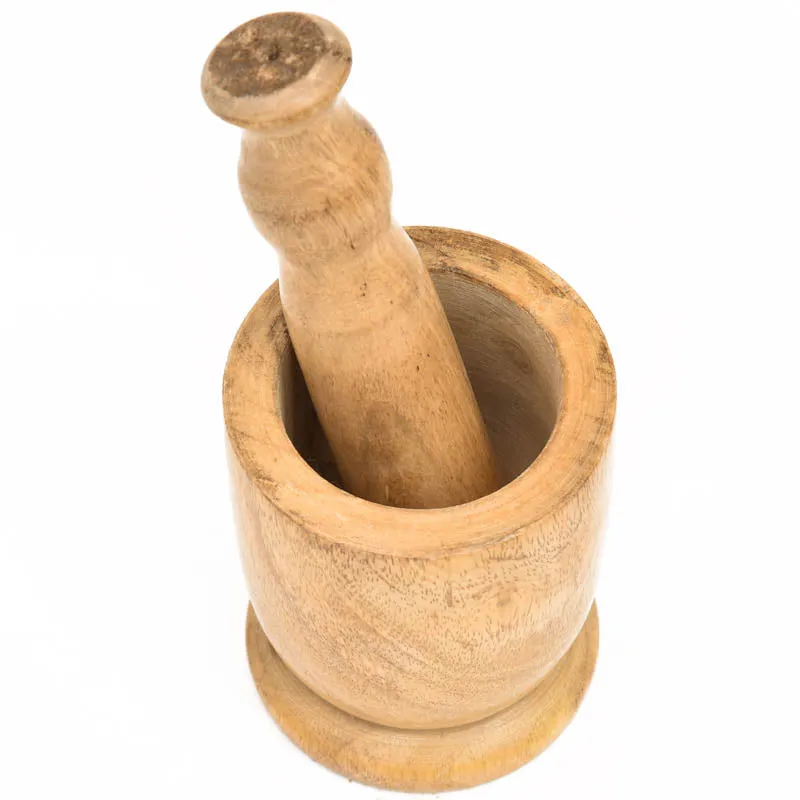 Caldera Wood Mortar & Pestle - Set Of Two media 3