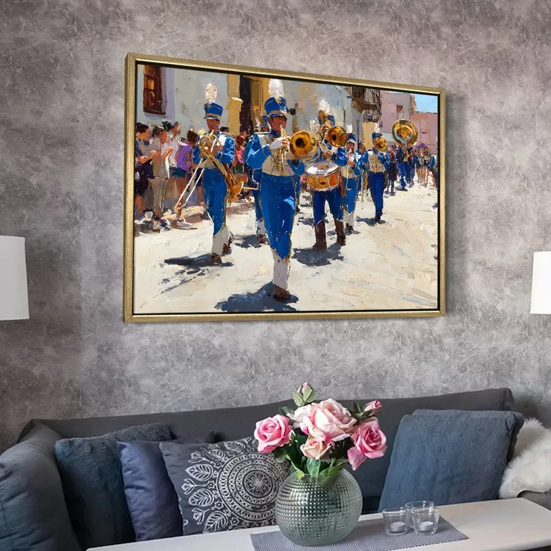 Parade Beats Canvas Wall Painting With Frame media 6